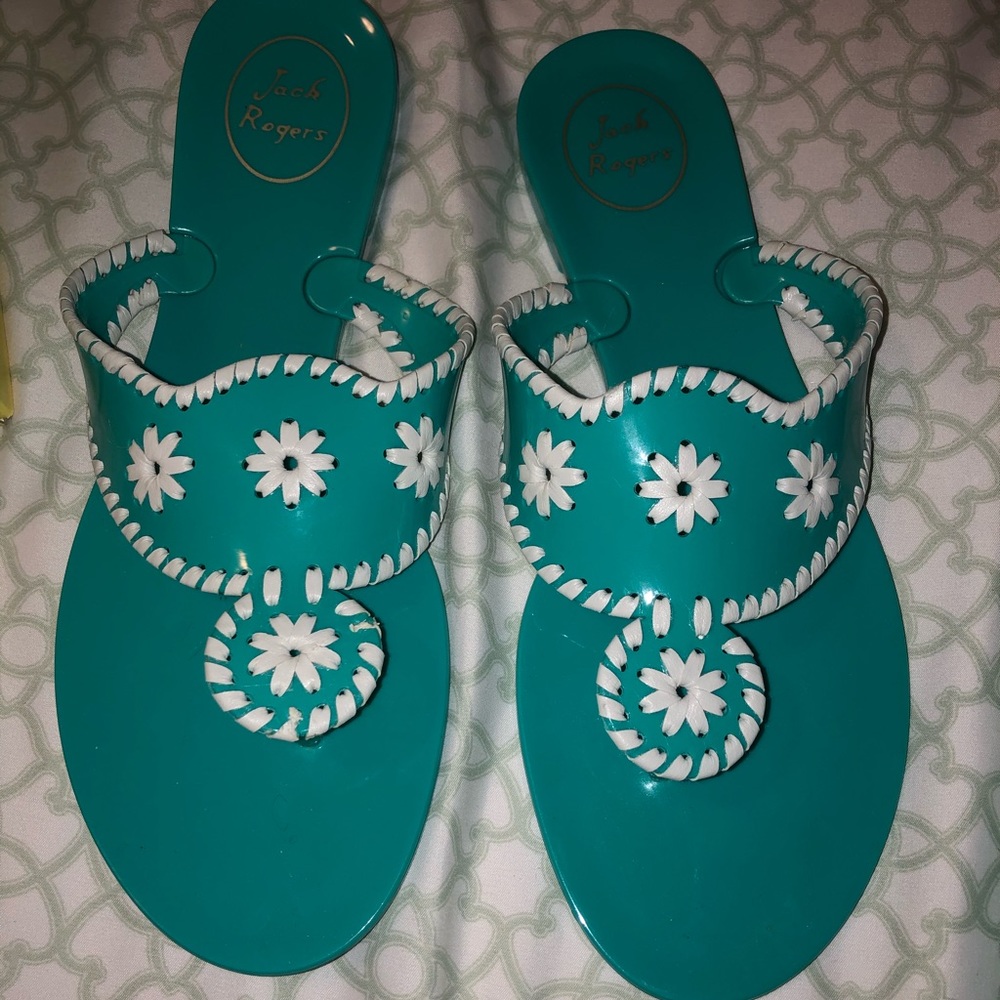 Jack Rogers jelly sandals